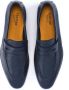 Testoni Loafer van hertenleer met puntige neus Blue Heren - Thumbnail 5