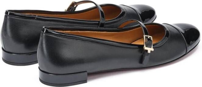 Testoni Mary Jane Balletschoenen Black Dames