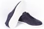 Testoni Minimal Oxford Suede Sneaker Blue Heren - Thumbnail 4