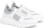 Testoni Moderne Stof Leren Sneaker White Heren - Thumbnail 2