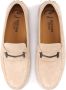 Testoni Suede Driver Schoenen Metalen Ornament Beige Heren - Thumbnail 3