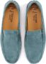 Testoni Suede Driver Schoenen Metalen Ornament Green Heren - Thumbnail 3