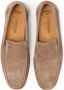 Testoni Suede Moccasin met T Metalen Ornament Beige Heren - Thumbnail 3