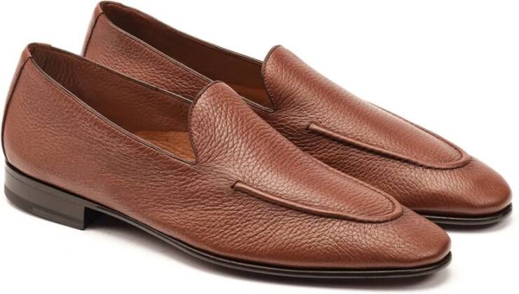 Testoni Tavolara Loafer Unlined Deer Brown Heren