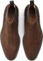 Testoni Venezia Chelsea English Suede Calf Brown Heren - Thumbnail 3