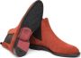 Testoni Venezia Chelsea English Suede Calf Orange Heren - Thumbnail 4