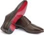 Testoni Zachte Deerskin Captoe Derby Schoen Brown Heren - Thumbnail 4