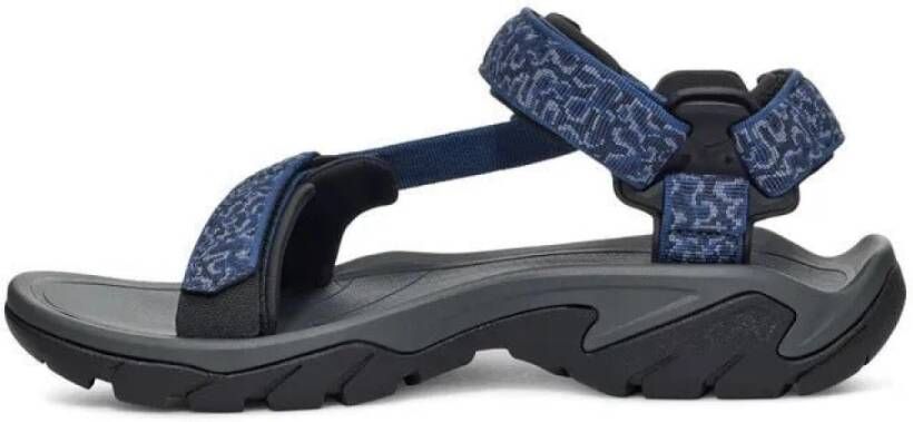 Teva Blauwe herensandaal voor wandelen en wandelen Blue Heren