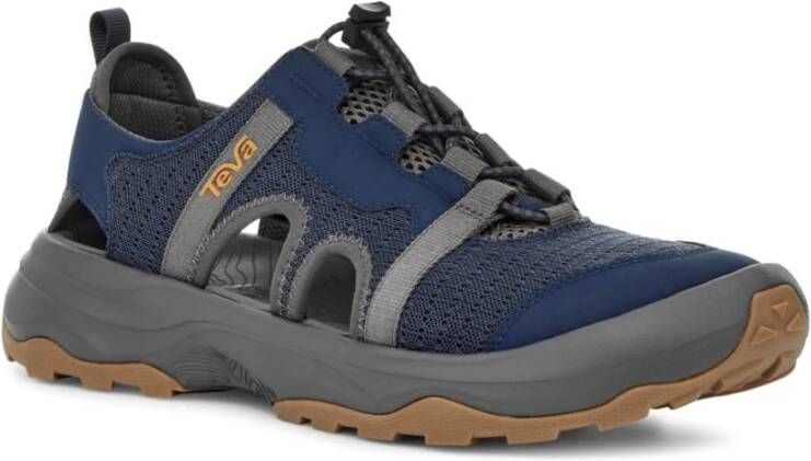 Teva Blauwe Wandelsandalen voor Mannen Multicolor Heren