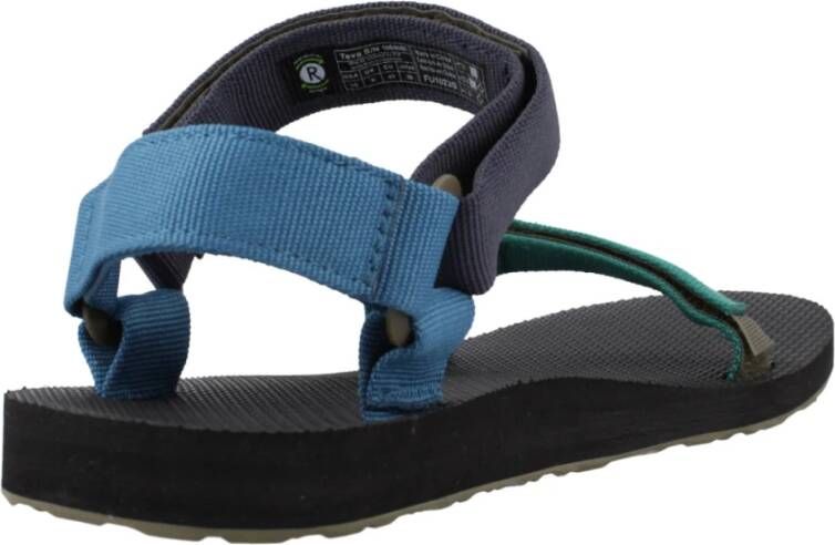 Teva Platte Sandalen Blue Heren