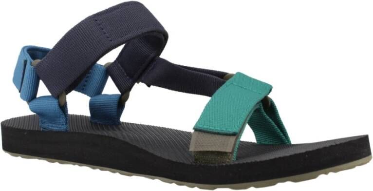 Teva Platte Sandalen Blue Heren