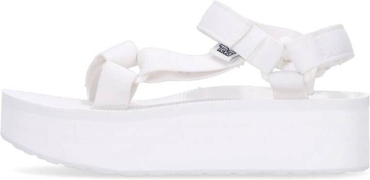 Teva Heldere Witte Flatform Sandaal Dames White Dames