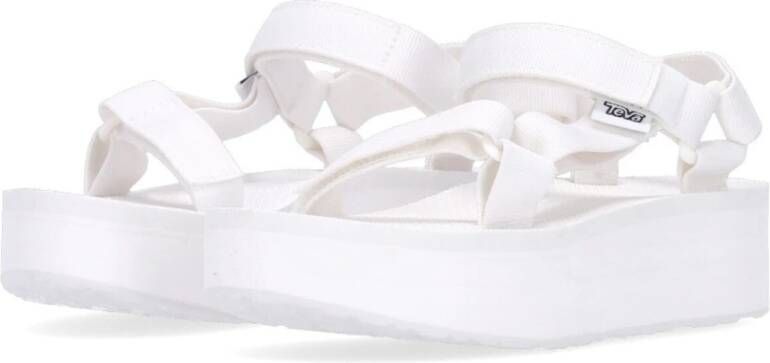 Teva Heldere Witte Flatform Sandaal Dames White Dames