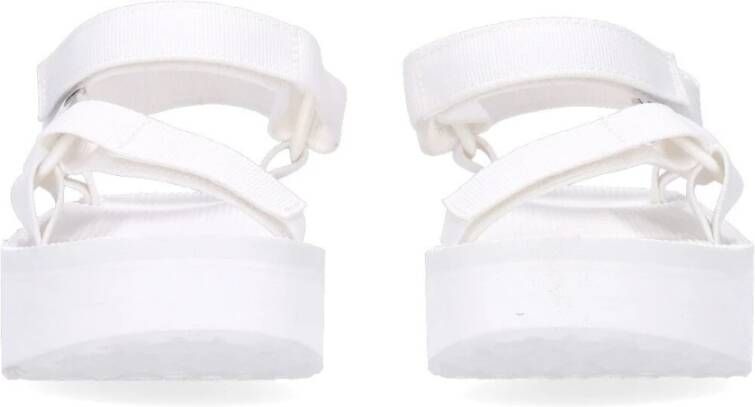 Teva Heldere Witte Flatform Sandaal Dames White Dames