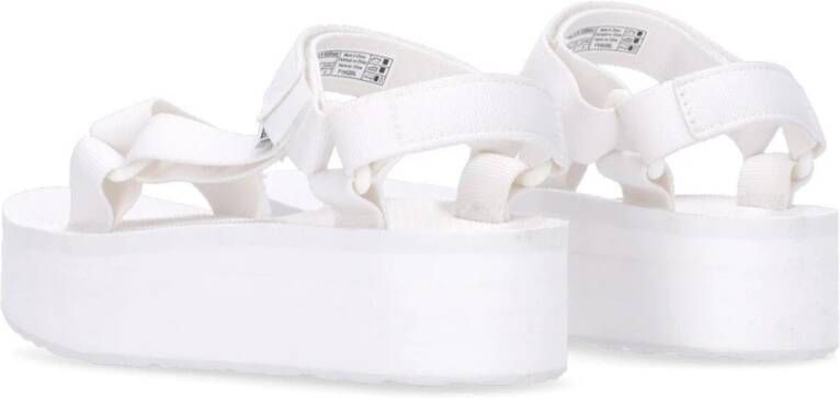 Teva Heldere Witte Flatform Sandaal Dames White Dames