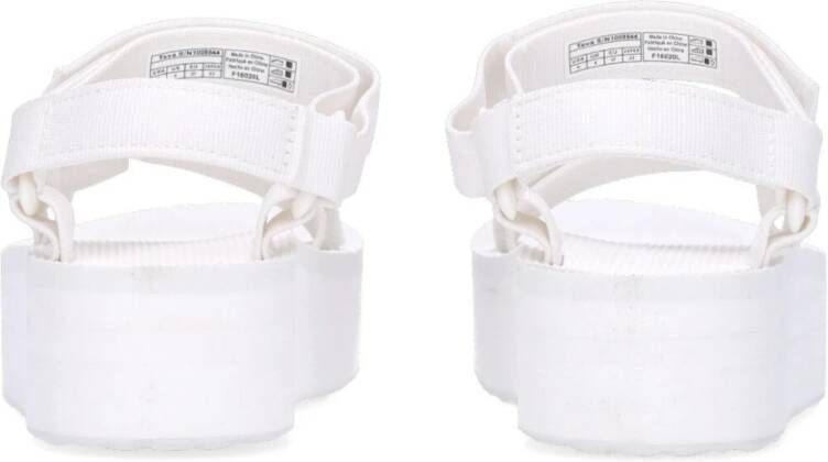 Teva Heldere Witte Flatform Sandaal Dames White Dames