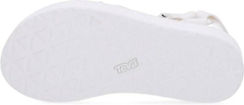 Teva Heldere Witte Flatform Sandaal Dames White Dames