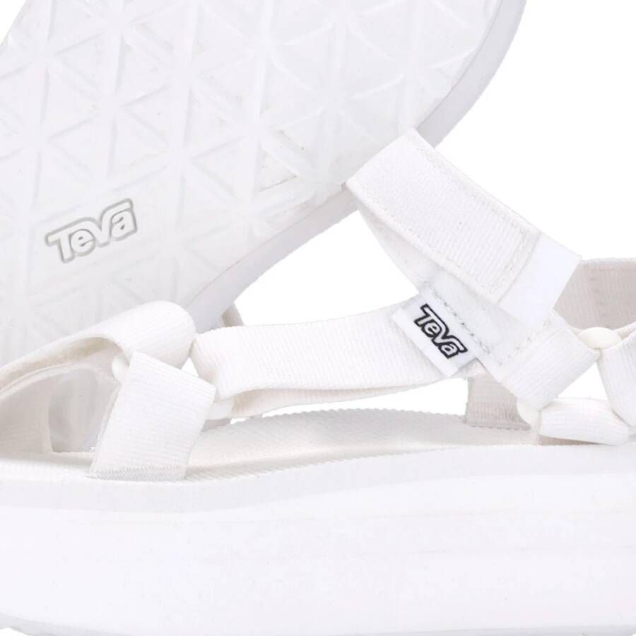 Teva Heldere Witte Flatform Sandaal Dames White Dames