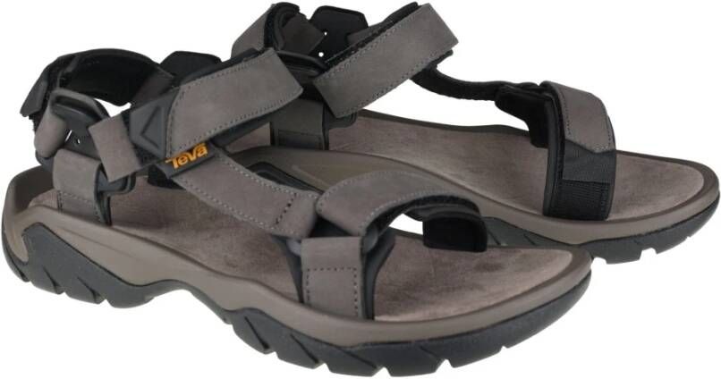 Teva Premium Leren Heren Wandelsandaal Gray Heren