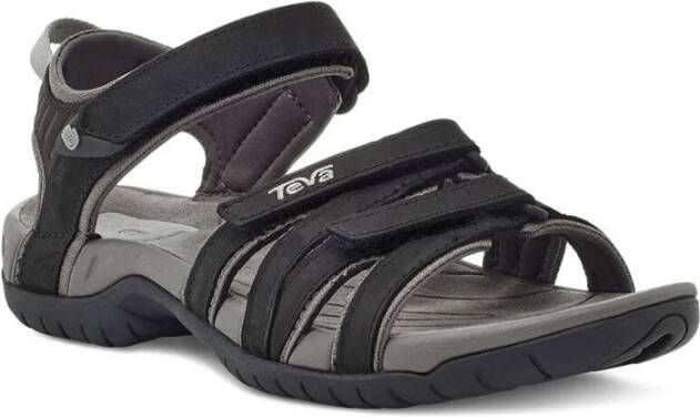 Teva Premium Leren Wandel Sandaal Black Dames