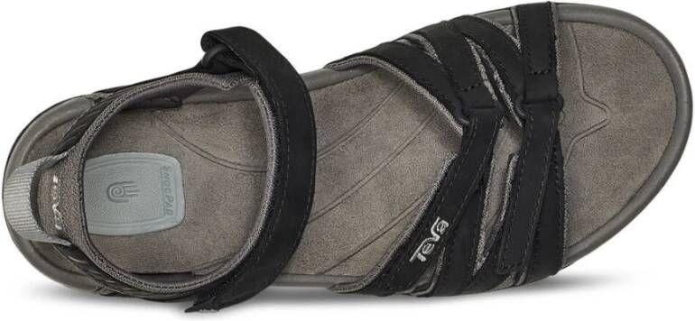 Teva Premium Leren Wandel Sandaal Black Dames