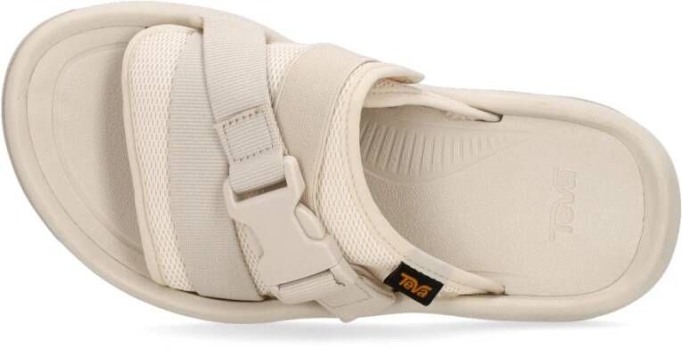 Teva Repreve Polyester Slide Pantoffels Beige Dames