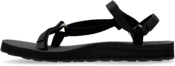 Teva Smalle Zwarte Damessandaal Black Dames