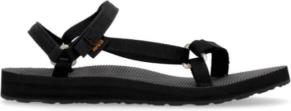 Teva Smalle Zwarte Damessandaal Black Dames