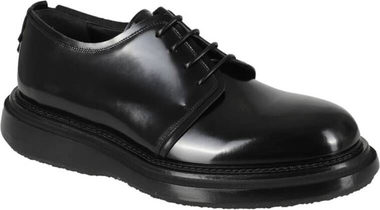 THE Antipode Stijlvolle Derby Schoenen voor Mannen Black Heren