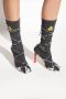 The Attico Adele Slangenprint Hoge Hak Sandalen Gray Dames - Thumbnail 4