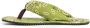 The Attico Bandana Print Teenslippers Green Dames - Thumbnail 2