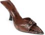 The Attico Bruin Zwart Muilezel Schoenen Brown Dames - Thumbnail 2