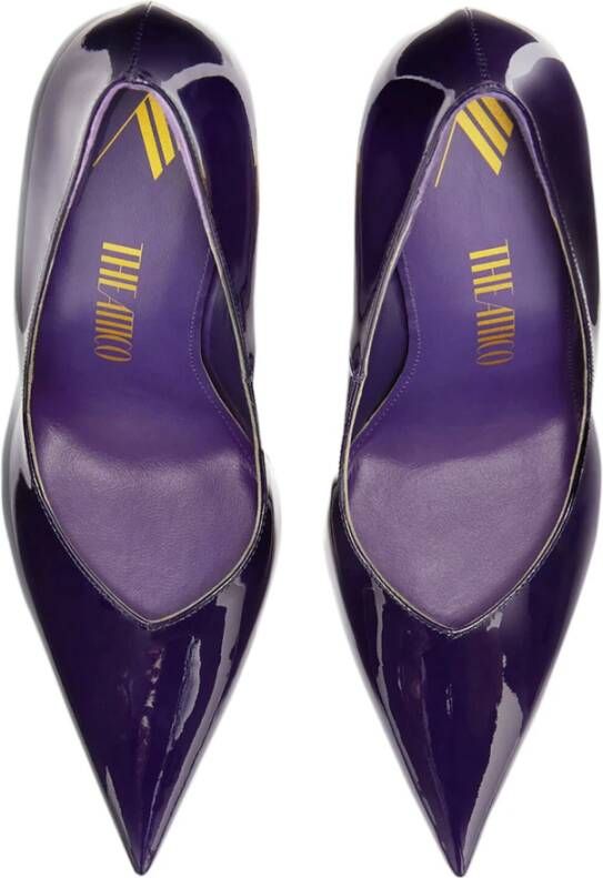 The Attico Cheope Lakleren Pumps Purple Dames