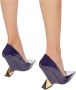 The Attico Cheope Lakleren Pumps Purple Dames - Thumbnail 4