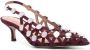 The Attico Donkerpaarse Kitten Heel Slingback Schoenen Purple Dames - Thumbnail 2