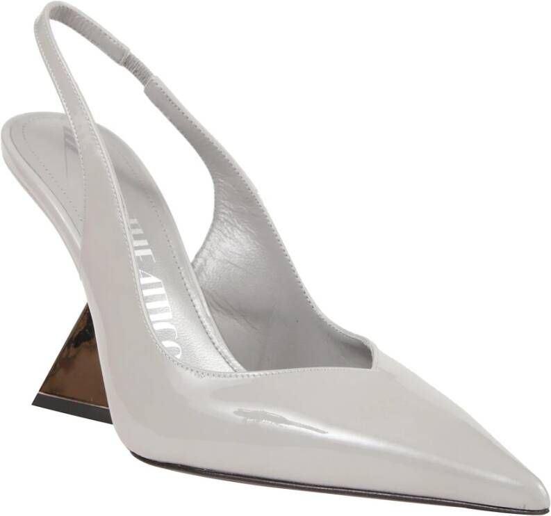 The Attico Elegante Cheope Slingback Hakken Gray Dames