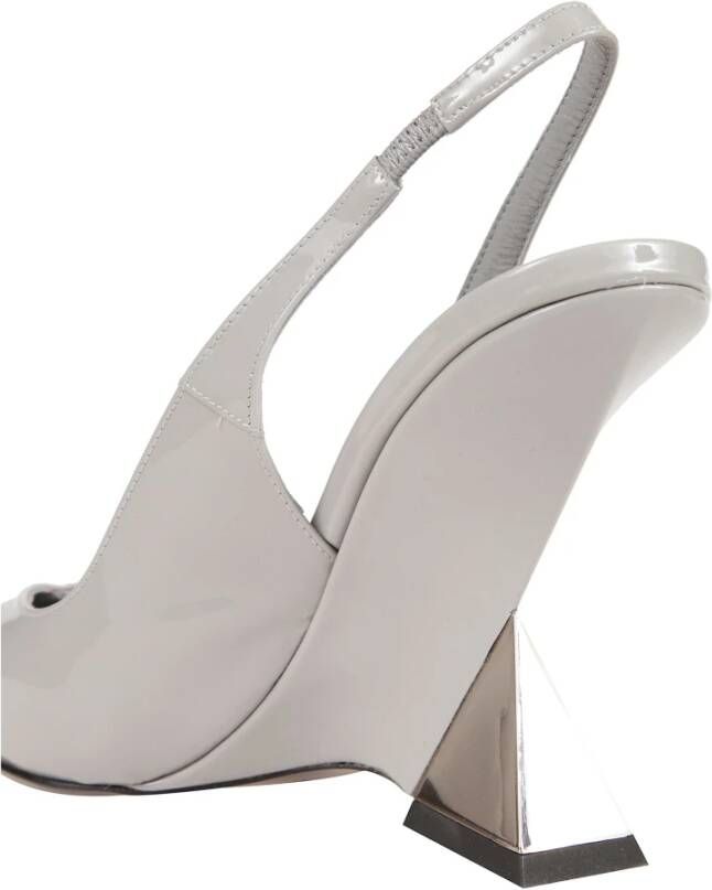 The Attico Elegante Cheope Slingback Hakken Gray Dames