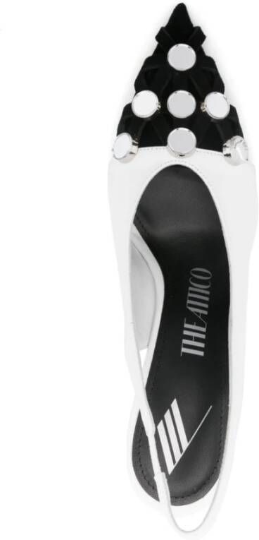 The Attico Fiona Slingback High Heels White Dames