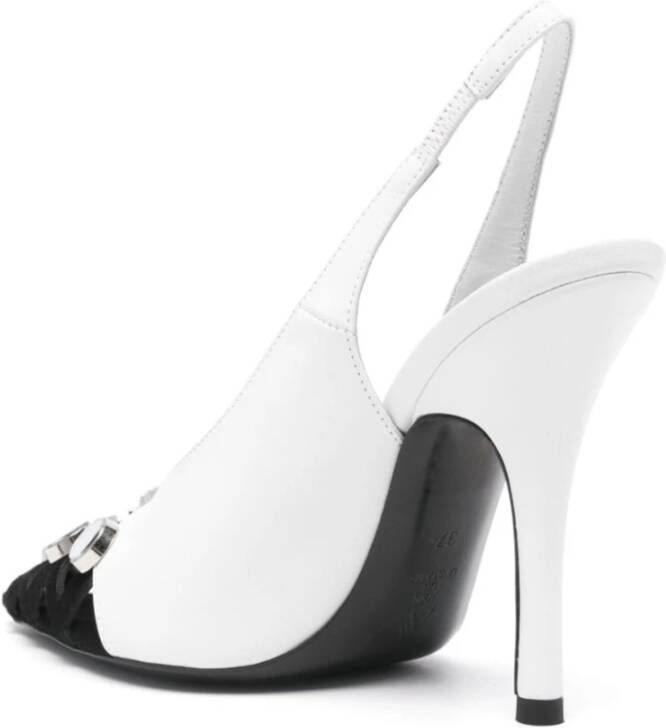 The Attico Fiona Slingback High Heels White Dames