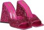 The Attico Fuchsia Glitter Vierkante Neus Muiltjes Pink Dames - Thumbnail 2