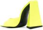 The Attico Gele Slip-On Muiltjes met Hoge Blokhak Yellow Dames - Thumbnail 3