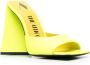 The Attico Gele Slip-On Muiltjes met Hoge Blokhak Yellow Dames - Thumbnail 4