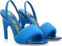 The Attico Hoge Hak Sandalen 227Ws522L002 Blue Dames - Thumbnail 2