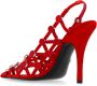 The Attico Hoge hakken Grid Red Dames - Thumbnail 5