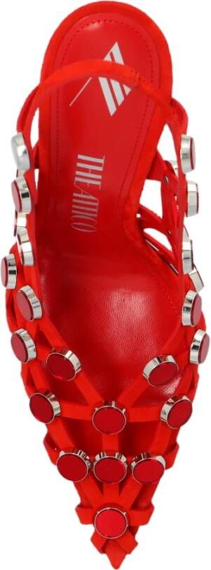 The Attico Hoge hakken Grid Red Dames