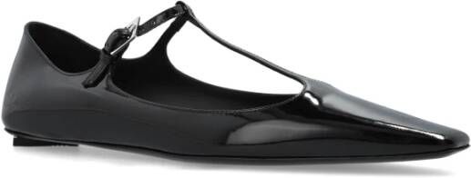 The Attico Leren schoenen Black Dames