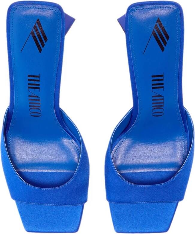 The Attico Mini Devon Mules Blue Dames