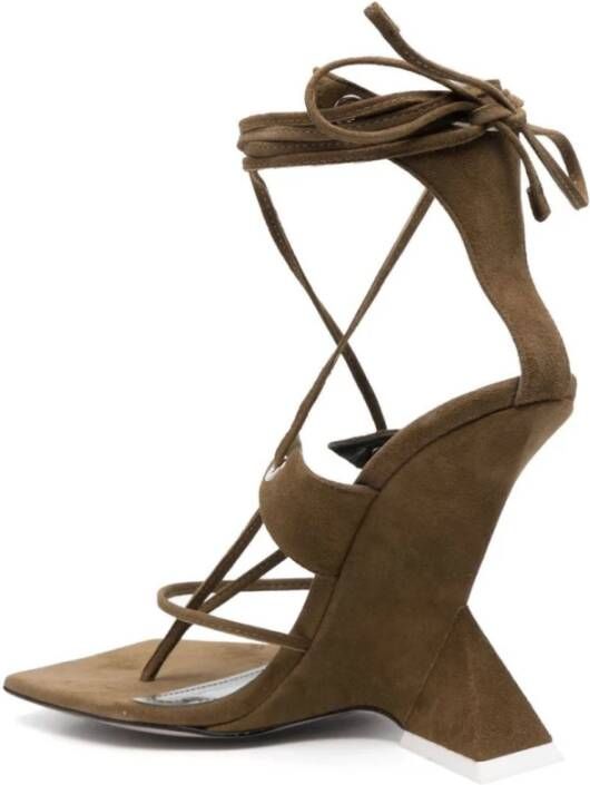 The Attico Sandalen Cheope 081 Brown Dames