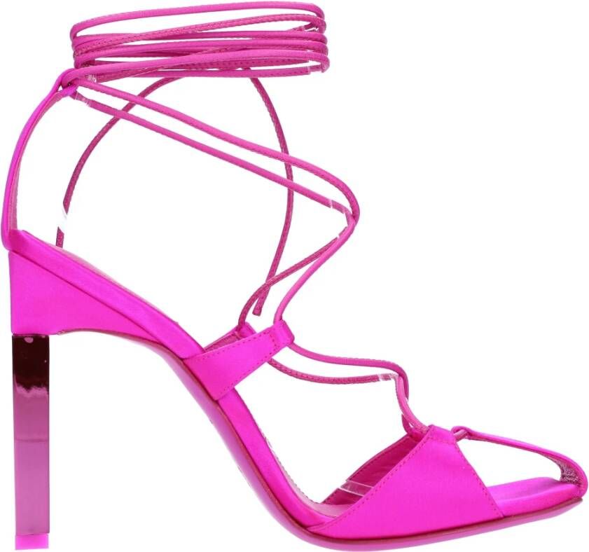 The Attico Sandalen Fuchsia Pink Dames