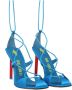 The Attico Turquoise Satijnen Hoge Hak Sandalen Blue Dames - Thumbnail 3